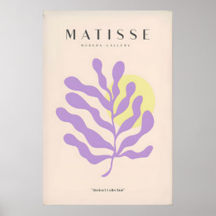 Matisse Art Prints - Purple Botanical Abstract