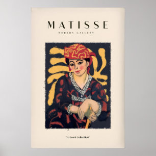 Matisse Art Prints - Woman in Patterned Hat Dress