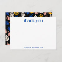 Matisse Botanical Blue Black Custom Bridal Shower