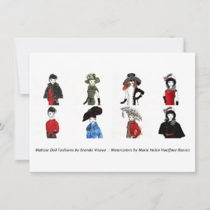 Matisse Doll Fashions - Card 5, 4.5 x 6.25