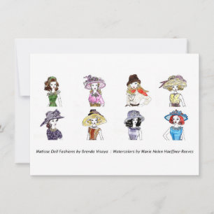 Matisse Doll Fashions - Card 6, 4.5 x 6.25