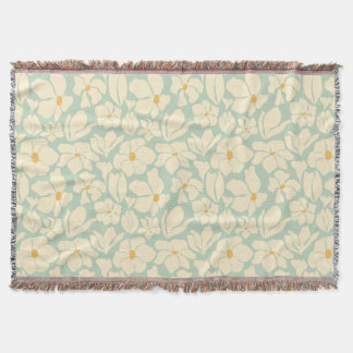 Matisse Inspired Flower Market - Barcelona Throw Blanket