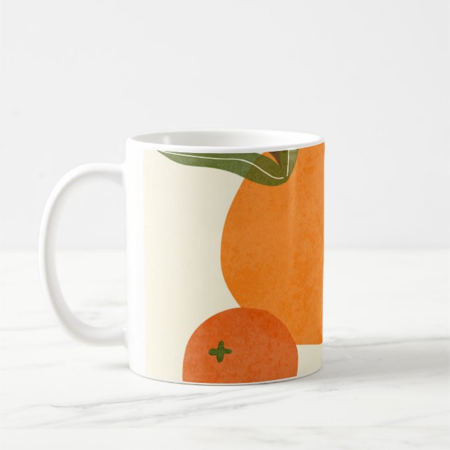 Matisse Inspired: Modern Abstract Shapes Coffee Mug (Left)