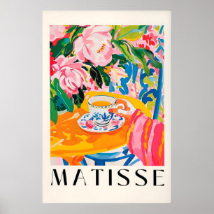 Matisse Inspired Teacup Art Print Mid-Century