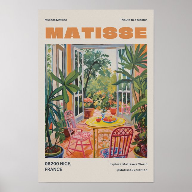 Matisse Modern Art Print (Front)