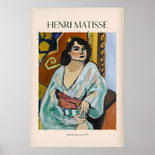 Matisse Poster - Algerian Woman909 Fauvist Wall