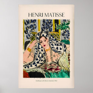 Matisse Poster - Odalisque with Black Armchair942