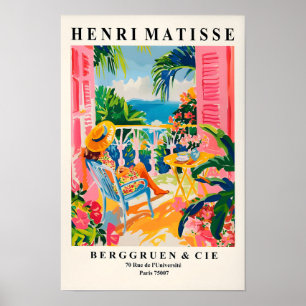 Matisse Wall Art, Coastal Cowgirl Print, Woman On  Poster