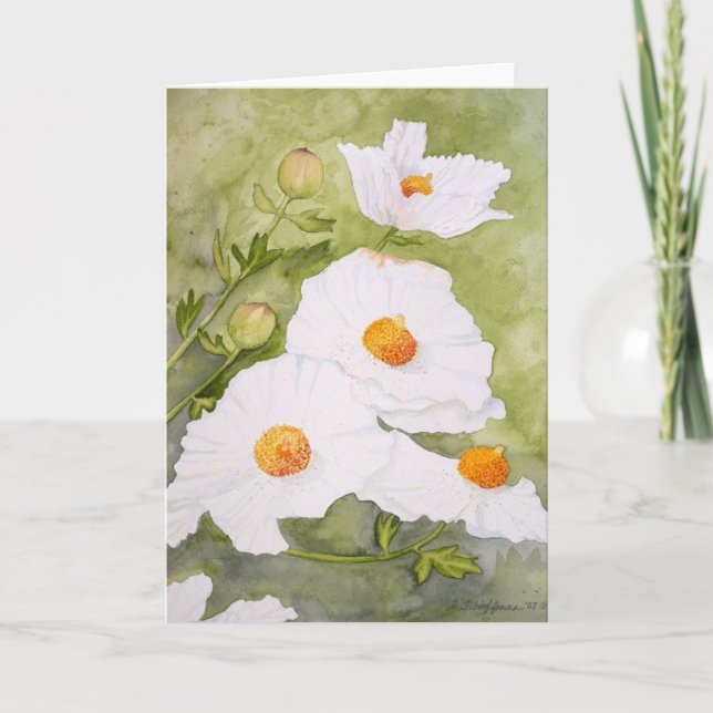 Matlilija Poppies I card (Front)
