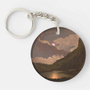 Matlock Tor by Moonlight  Keychain
