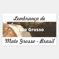 Mato Grosso souvenir sticker