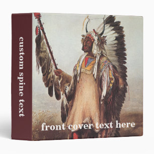 Mato-Tope, A Mandan Chief Portrait by Karl Bodmer Binder