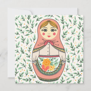 Matreshka  holiday card