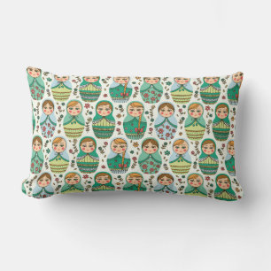 Matreshka Pattern Lumbar Pillow