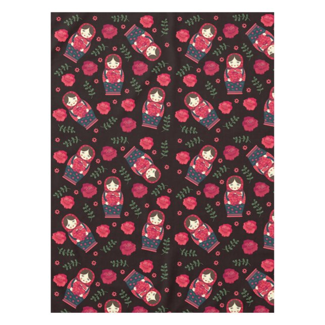 Matreshka Pattern Tablecloth (Front)