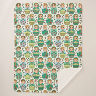 Matreshka Sherpa Blanket