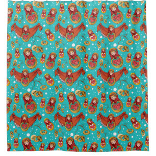 Matreshka Shower Curtain