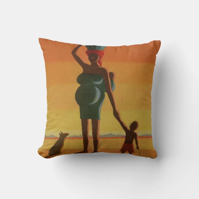 Matriarch 2004 throw pillow (Front)