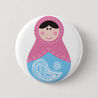 Matrioska pasley spring 2 inch round button