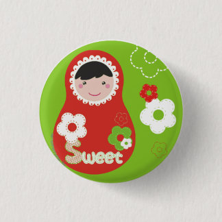 Matrioska Sweet Chapa 1 Inch Round Button
