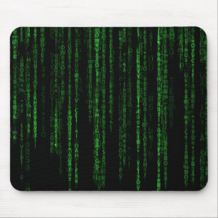 Matrix code mouse pad