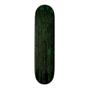 Matrix code skateboard