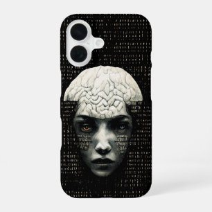 Matrix Man Binary Code iPhone 16 Case