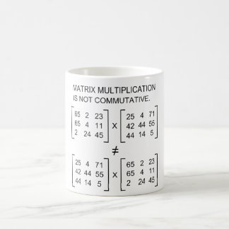 Matrix multiplication mug