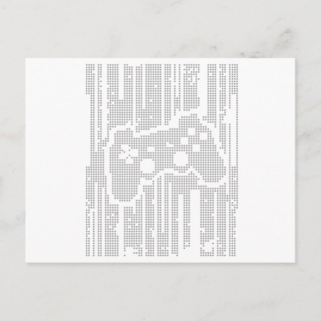 Matrix Pad - Controller Gamer Video Games Gaming Postcard (Front)