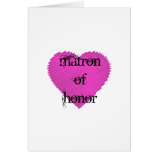 Matron of Honour (Front)