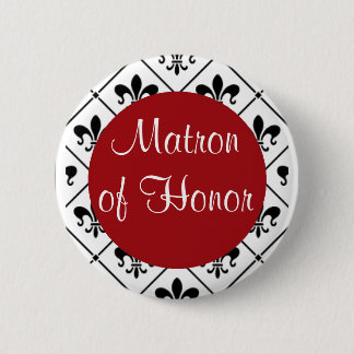 Matron of Honour 2 Inch Round Button