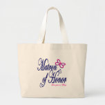 Matron of Honour / Butterfly Large Tote Bag<br><div class="desc">(multiple products selected) Love gives us wings,  butterfly wedding theme for the Matron of Honour and the entire bridal party.</div>