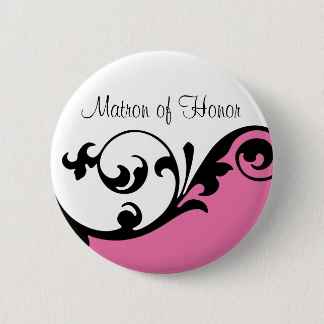 Matron of Honour Button (Front)