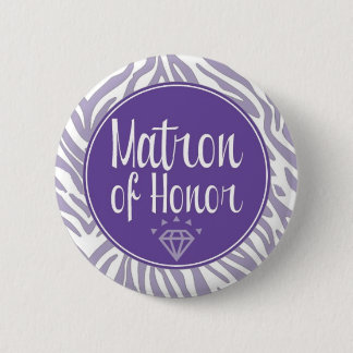 Matron of Honour Button