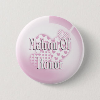 Matron Of Honour Button