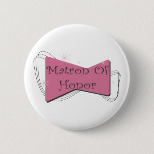Matron Of Honour Button
