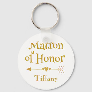 Matron of Honour Gifts Keychain