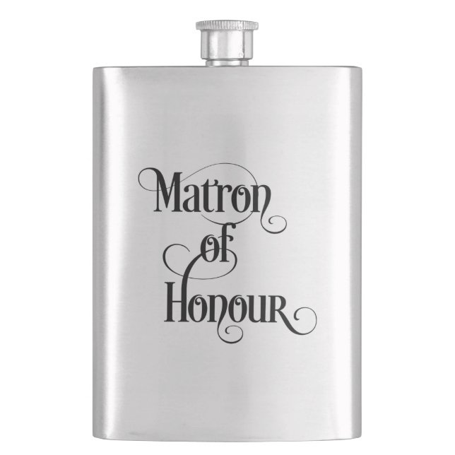 Matron of Honour Hip Flask (Front)