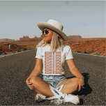 Matron of Honour Terracotta Matching Bridal Party T-Shirt<br><div class="desc">Looking for the perfect terracotta burnt orange bachelorette party shirt for your Matron of Honour? Look no further than our beach retro personalized matching bridal party t-shirt! This shirt is perfect for any bride-to-be who wants to show her bridesmaids that she truly values their friendship. Plus, it’s a great way...</div>