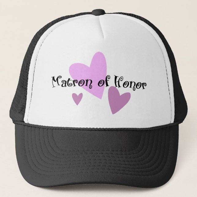 Matron of Honour Trucker Hat (Front)