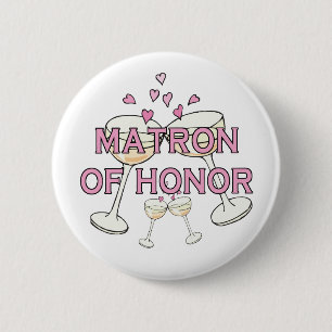 Matron of Honour Wedding ID Button