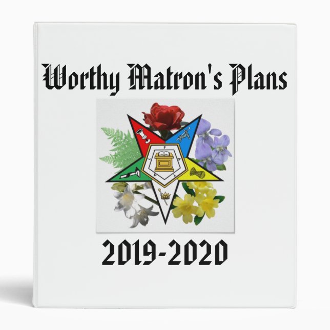 Matrons Planner Binder (Front)