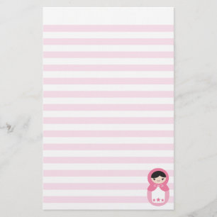 Matryoshka - Bubblegum Pink Stationery