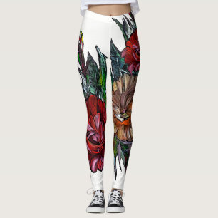 MATRYOSHKA COLLECTION , wearable ART Leggings