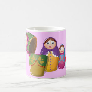 Matryoshka doll - Russian Nested Dolls Pattern Coffee Mug