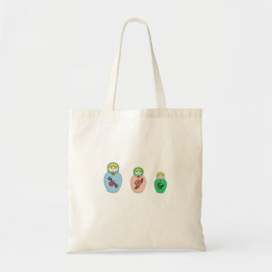 Matryoshka doll tote bag