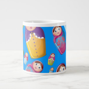 Matryoshka dolls large coffee mug