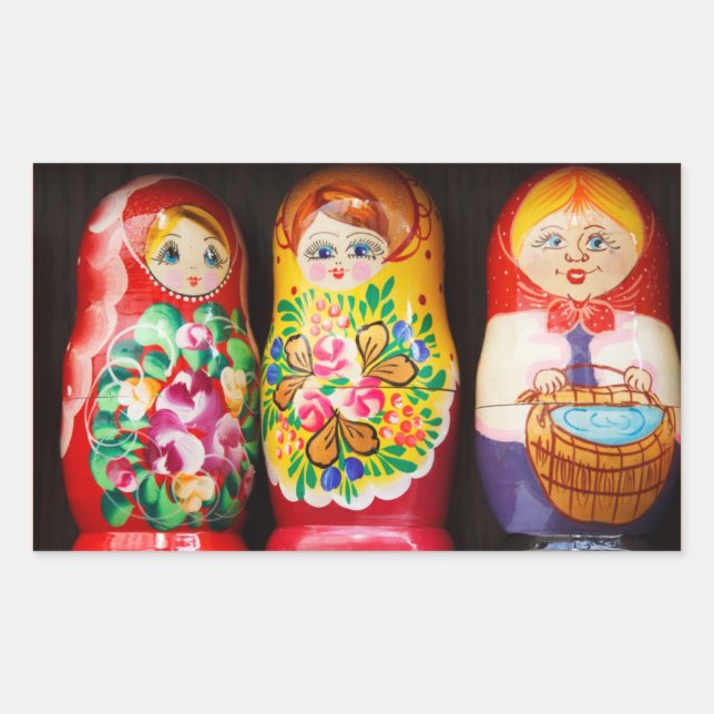 Matryoshka Dolls Sticker (Front)