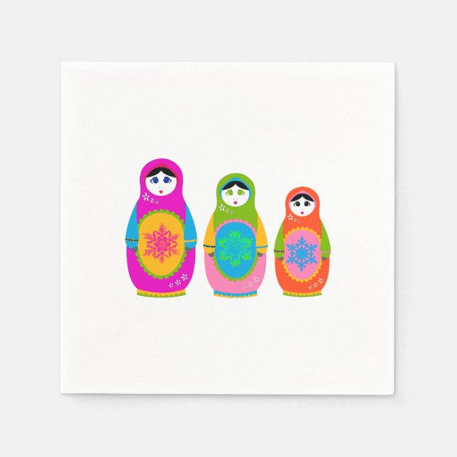 Matryoshka Napkin (Front)