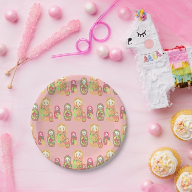 Matryoshka Paper Plate (Party)